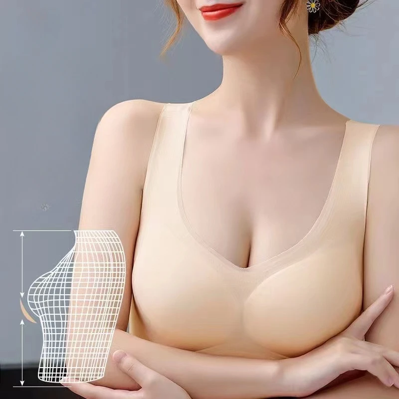 Sutiãs femininos sem costura,  - Sleep Bra Bralette avaliação e preço