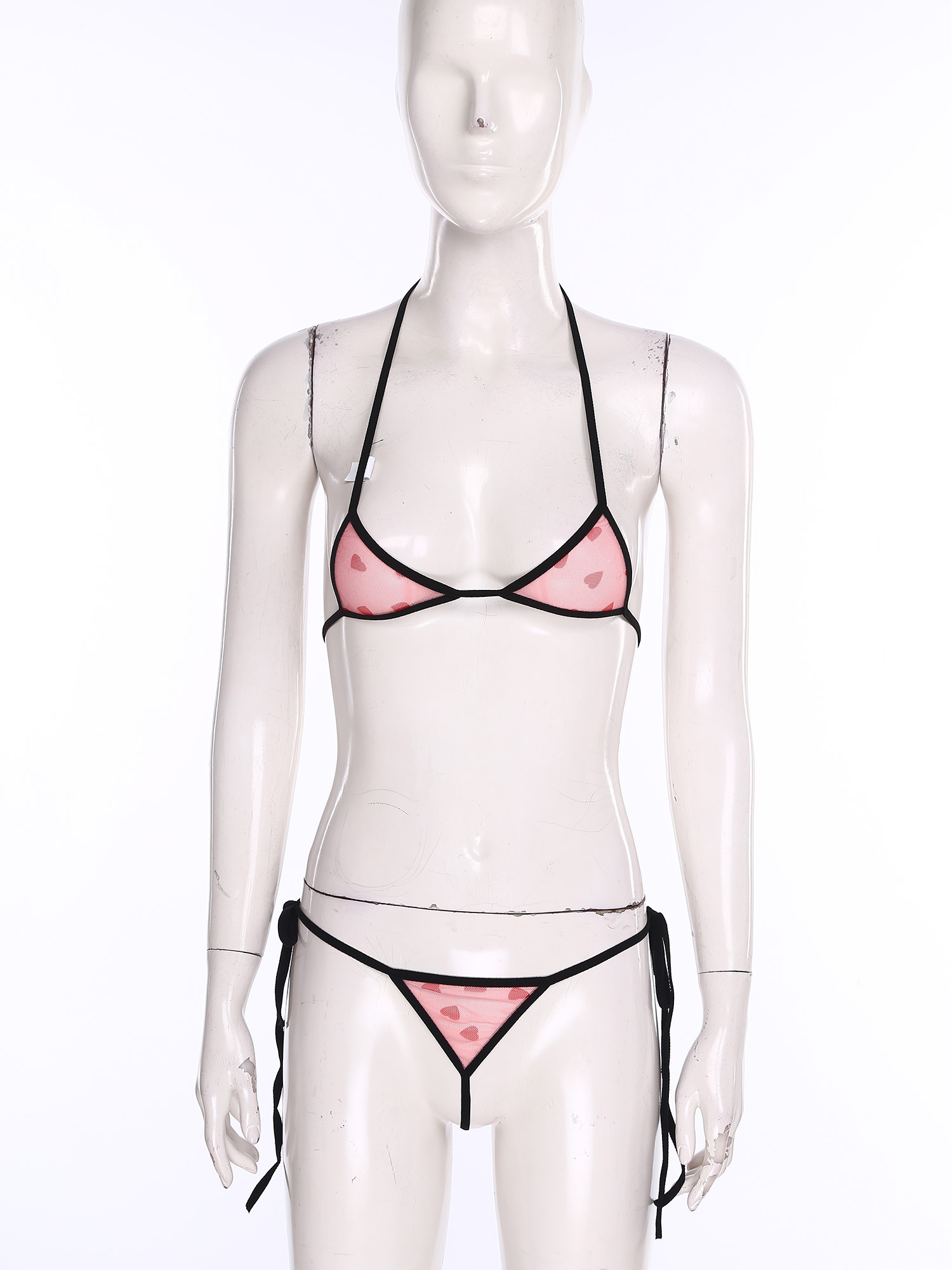 Mulheres micro mini biquíni li - Sheer Mesh Bra avaliação e preço