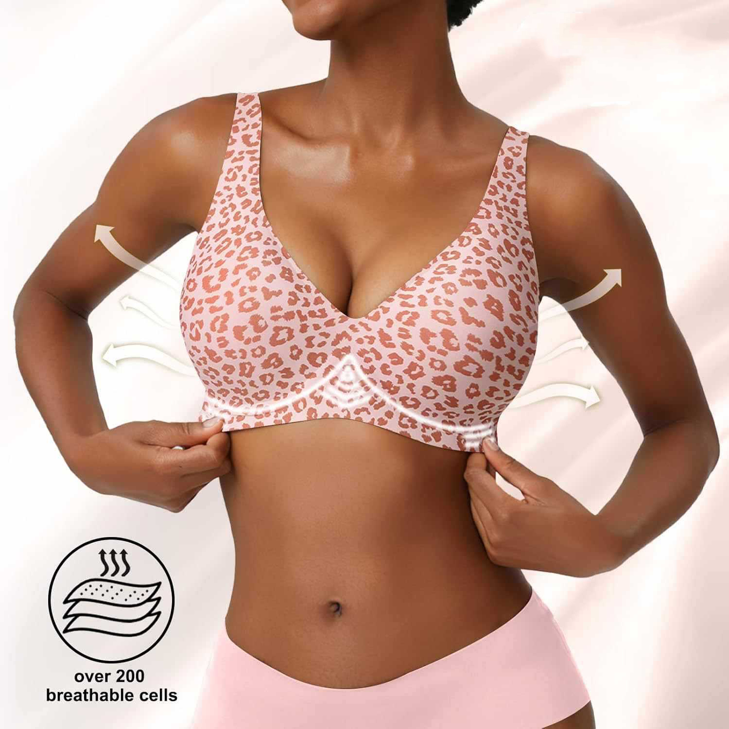Sutiã feminino sem costura, es - Plunge Bra Push Up avaliação e preço
