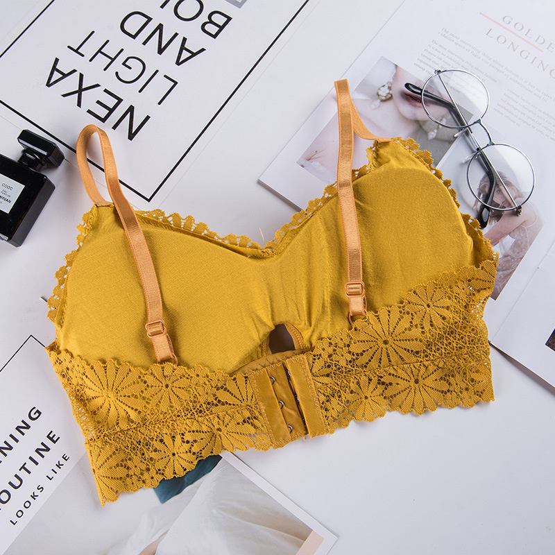 3D Sexy girl lace Lingerie Sea - Lace Bralette Set avaliação e preço