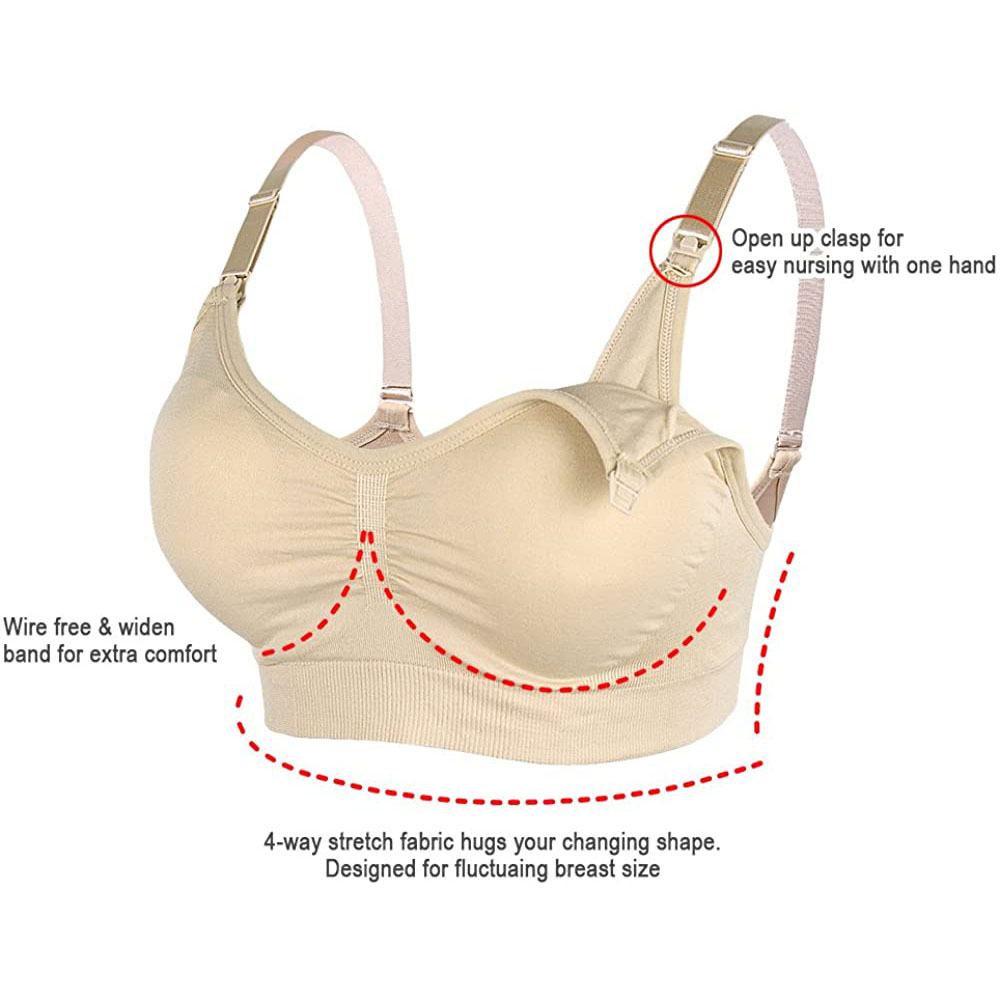 Sutiã de enfermagem maternidad - Nursing Bra Clip avaliação e preço