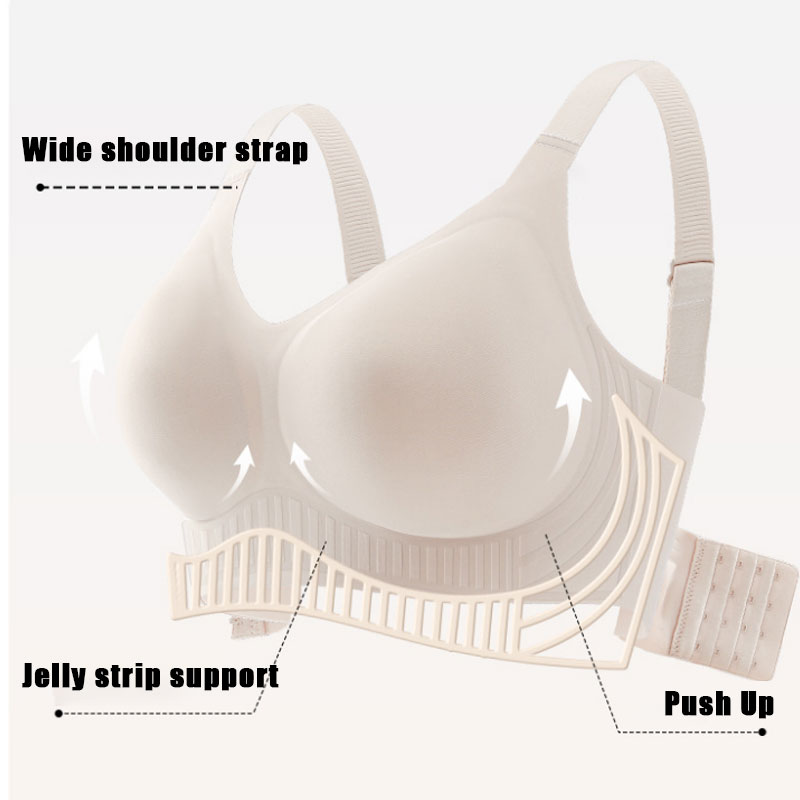 Sutiãs sem fio de tamanho gran - Minimizer Bra Women avaliação e preço