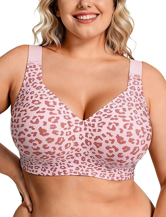 Sutiã Jelly Sem Fio Plus Size  - Minimizer Bra Women avaliação e preço