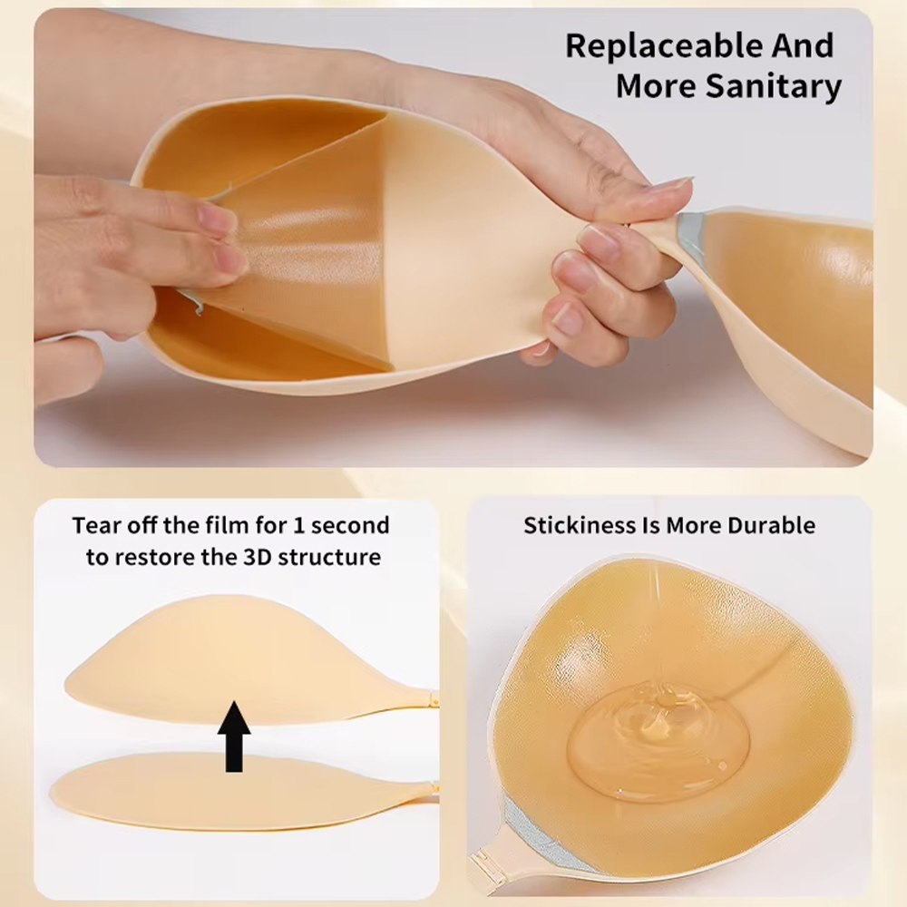 Sutiã Adesivo de Silicone para - Backless Bra Sticky avaliação e preço