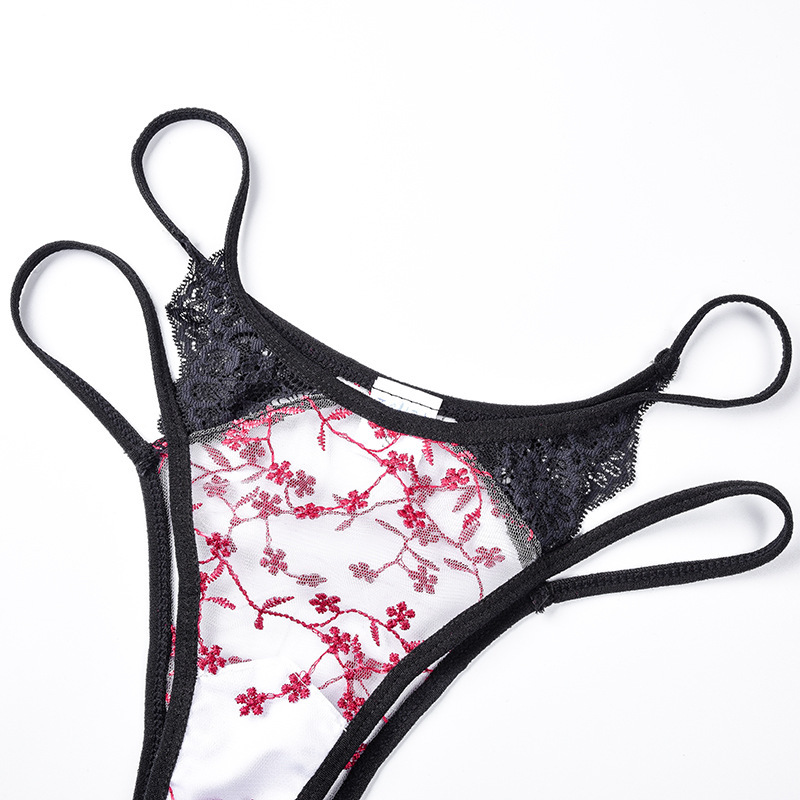 Conjunto de Lingerie Feminina  - Lace Bralette Set avaliação e preço